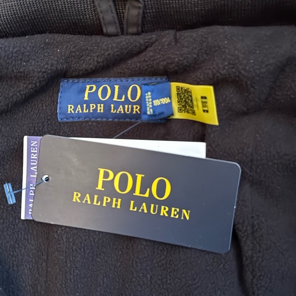 Ralph Lauren Black Windbreaker with Red Logo - Picture 4 of 4